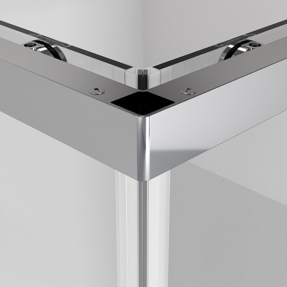 Душевое ограждение Niagara Nova 80x80 см NG-6628-34, хром/прозрачное фото 8