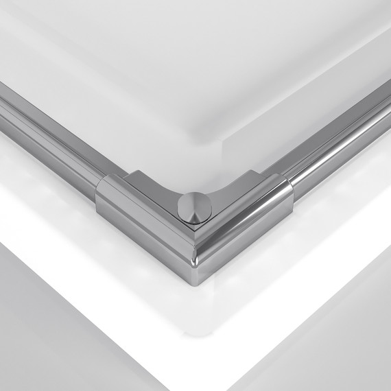 Душевое ограждение Niagara Nova 100x100 см NG-6630-34, хром/прозрачное фото 10