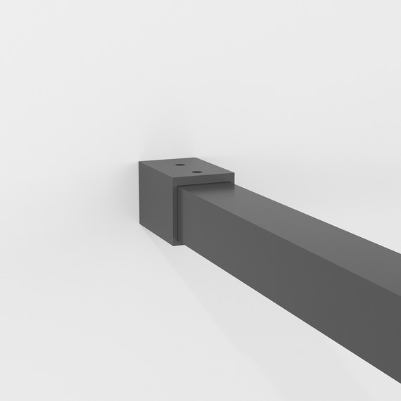 Душевая перегородка Niagara Nova 90 см NG-686-90BLACK, чёрный матовый/прозрачное фото 8