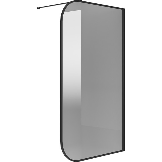 Душевая перегородка Niagara Nova 100 см NG-689-10TBLACK, чёрный матовый/тонированное фото 2