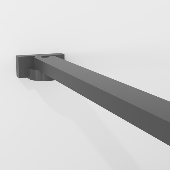 Душевая перегородка Niagara Nova 90 см NG-689-90TBLACK, чёрный матовый/тонированное фото 8