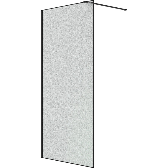 Душевая перегородка Niagara Nova 90 см NG-781-90BLACK, чёрный матовый/матовое фото 2