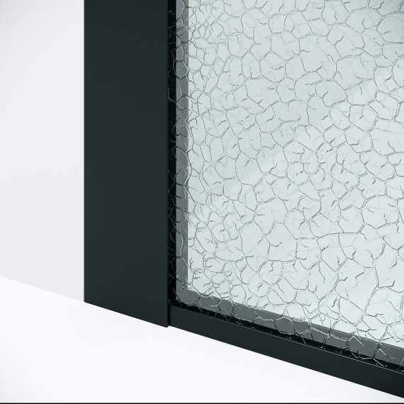 Душевая перегородка Niagara Nova 100 см NG-781-10BLACK, чёрный матовый/матовое фото 6