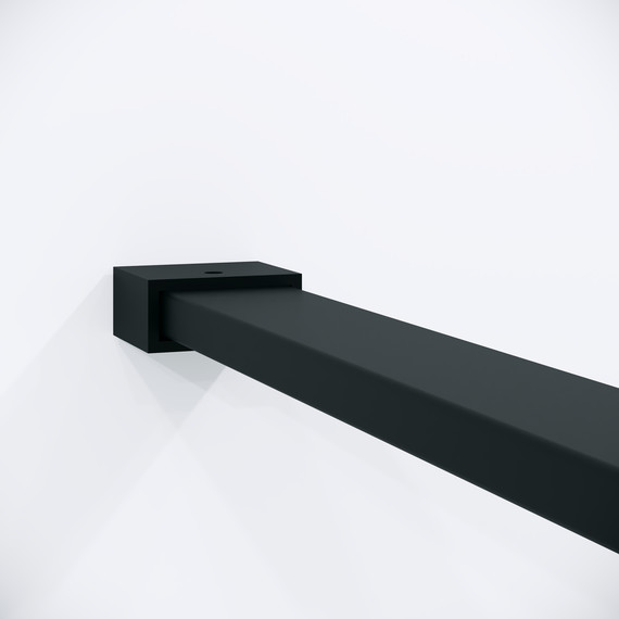 Душевая перегородка Niagara Nova 100 см NG-781-10BLACK, чёрный матовый/матовое фото 8