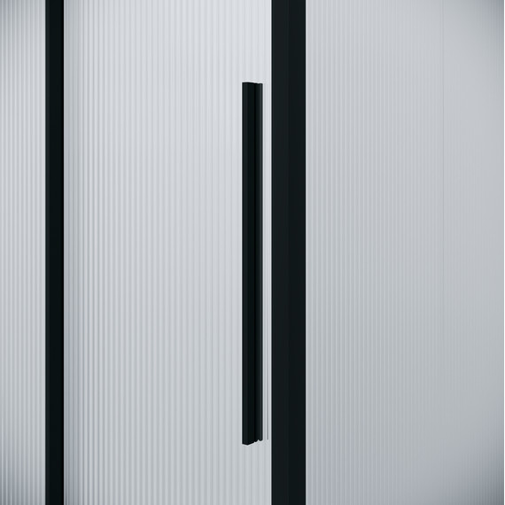 Душевая дверь Niagara Nova 110 см NG-84-L11FHB, чёрный матовый/матовое/рифленое - 11 Душевая дверь Niagara Nova 110 см NG-84-L11FHB, чёрный матовый/матовое/рифленое фото 11