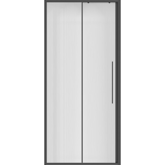 Душевая дверь Niagara Nova 90 см NG-84-L9FHB, чёрный матовый/матовое/рифленое - 3 Душевая дверь Niagara Nova 90 см NG-84-L9FHB, чёрный матовый/матовое/рифленое фото 3