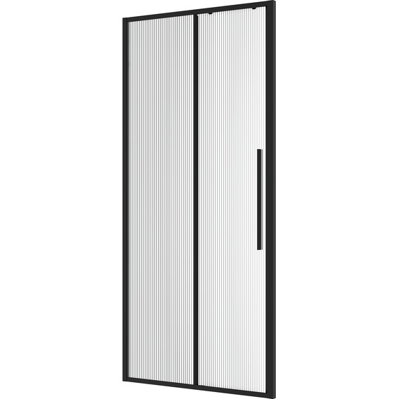 Душевая дверь Niagara Nova 100 см NG-84-L10FHB, чёрный матовый/матовое/рифленое - 2 Душевая дверь Niagara Nova 100 см NG-84-L10FHB, чёрный матовый/матовое/рифленое фото 2