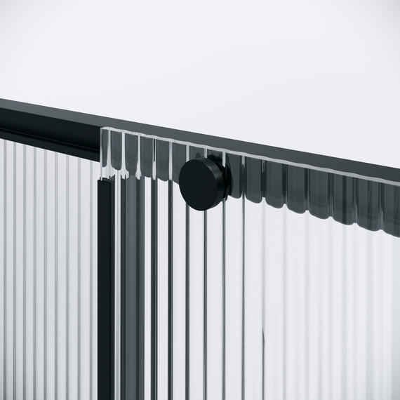 Душевая дверь Niagara Nova 100 см NG-84-L10FHB, чёрный матовый/матовое/рифленое - 9 Душевая дверь Niagara Nova 100 см NG-84-L10FHB, чёрный матовый/матовое/рифленое фото 9