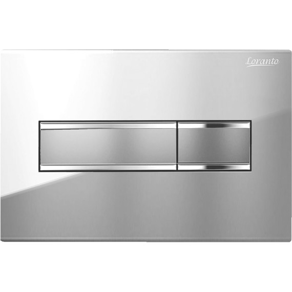 Кнопка смыва Loranto Prestige 7522, хром глянцевый фото 