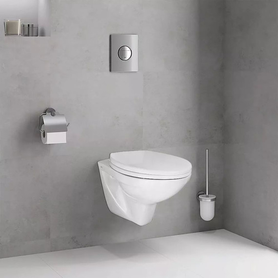 Инсталляция с подвесным унитазом комплект: Grohe Rapid SL 38772001 с подвесным безободковым унитазом Creo Ceramique Project PR1100N сиденье микролифт, крепление, кнопка смыва хром - 11 Инсталляция с подвесным унитазом комплект: Grohe Rapid SL 38772001 с подвесным безободковым унитазом Creo Ceramique Project PR1100N сиденье микролифт, крепление, кнопка смыва хром фото 11