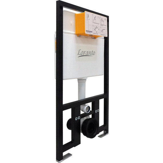 Инсталляция для унитаза Loranto Prestige 4551 (кнопка смыва отдельно на выбор) фото 2