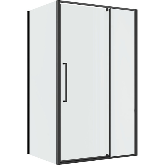 Душевое ограждение Niagara Nova 110x90 см NG-35-11AGR-A90GR-34, графит матовый/прозрачное фото 2