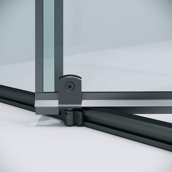 Душевое ограждение Niagara Nova 80x80 см NG-35-8AGR-A80GR-34, графит матовый/прозрачное - 8 Душевое ограждение Niagara Nova 80x80 см NG-35-8AGR-A80GR-34, графит матовый/прозрачное фото 8