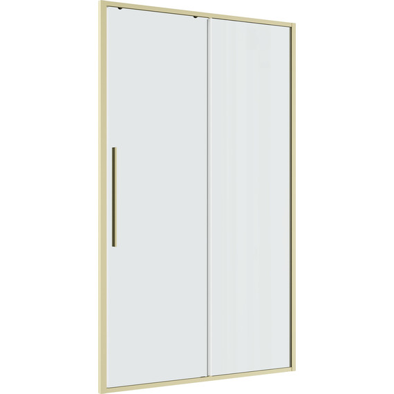 Душевая дверь Niagara Nova 120 см NG-44-12ASG, золото брашированное/прозрачное фото 2