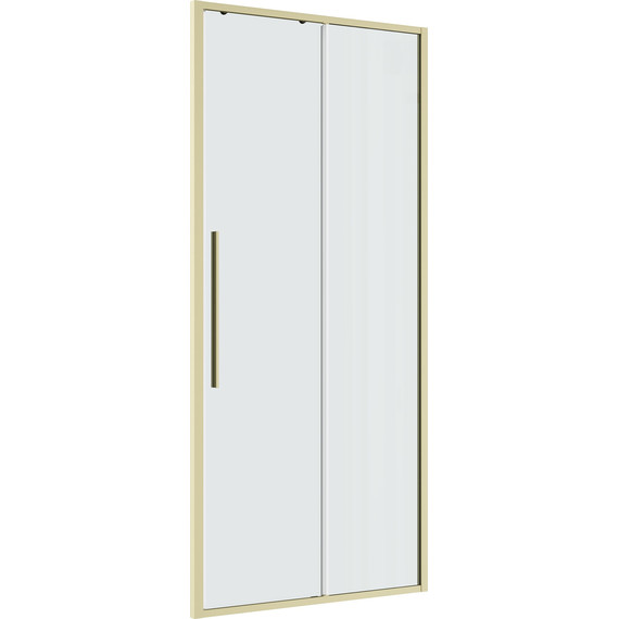 Душевая дверь Niagara Nova 100 см NG-44-10ASG, золото брашированное/прозрачное фото 2