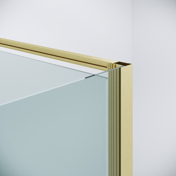 Душевое ограждение Niagara Nova 80x100 см NG-45-8ASG-A100SG-34, золото брашированное/прозрачное - 9 Душевое ограждение Niagara Nova 80x100 см NG-45-8ASG-A100SG-34, золото брашированное/прозрачное фото 9