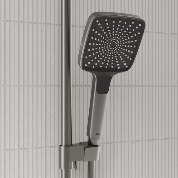 Душевая стойка Iddis Parker PARGM3Fi06, графит матовый - 6 Душевая стойка Iddis Parker PARGM3Fi06, графит матовый фото 6