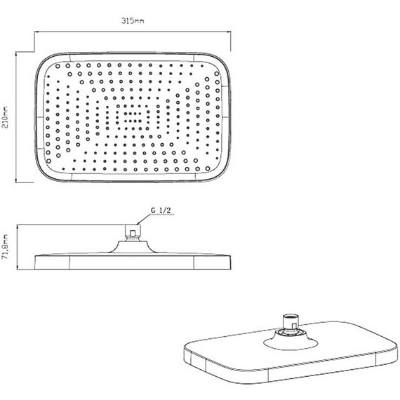 Душевая система для ванны с термостатом Vincea VSFW-432T1GM, вороненая сталь - 13 Душевая система для ванны с термостатом Vincea VSFW-432T1GM, вороненая сталь фото 13
