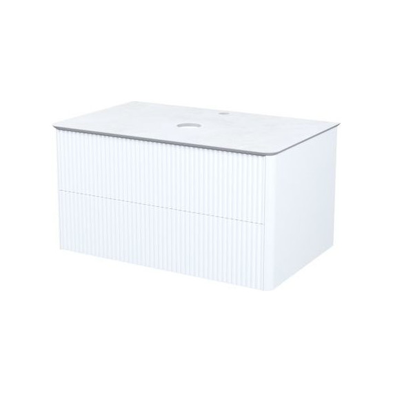 Тумба подвесная со столешницей Iddis Aiger 80 см AIG80W0i95K, белый фото 2