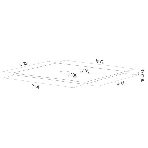 Тумба подвесная со столешницей Iddis Aiger 80 см AIG80W0i95K, белый фото 11