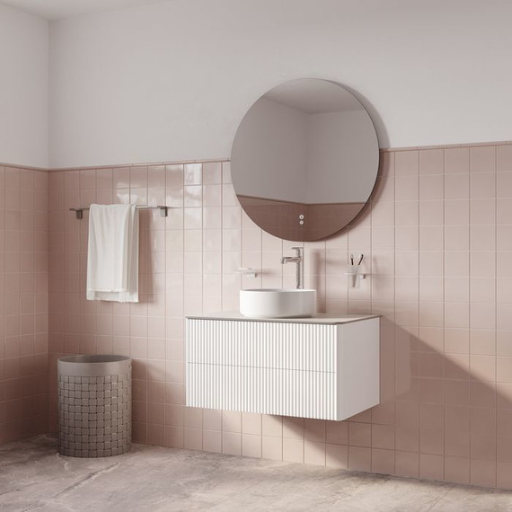 Тумба подвесная со столешницей Iddis Aiger 80 см AIG80W0i95K, белый фото 7