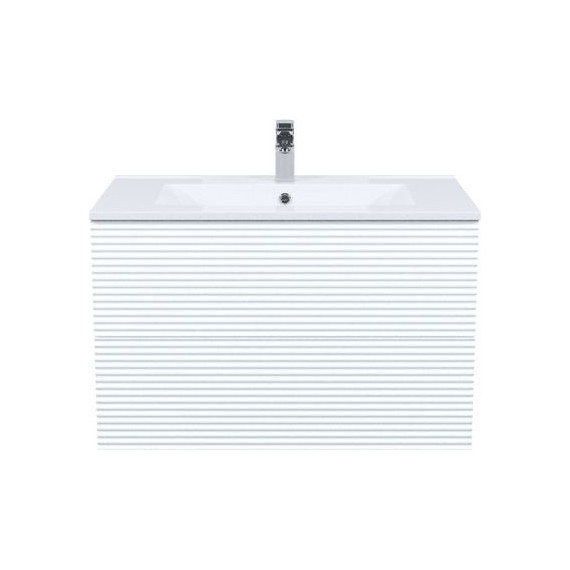 Тумба подвесная с раковиной Iddis Bild 80 см BIL80W0i95K, белый фото 3