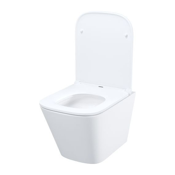 Унитаз подвесной безободковый Iddis Bild BIQRNSEi25 с тонкой крышкой микролифт (система смыва Торнадо) фото 2