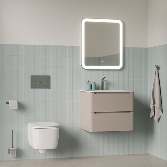 Унитаз подвесной безободковый Iddis Bridge BRIRNSEi25 с тонкой крышкой микролифт - 3 Унитаз подвесной безободковый Iddis Bridge BRIRNSEi25 с тонкой крышкой микролифт фото 3