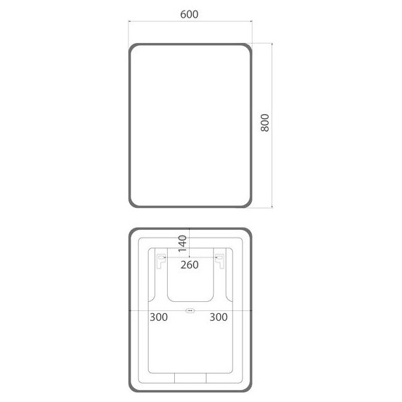 Зеркало Iddis Cloud 60х80 см CLX60T0i98 фото 10