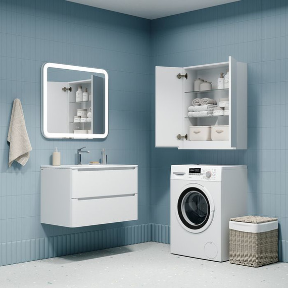 Шкаф подвесной Iddis Edifice 60 см EDI60W0i97, белый фото 3