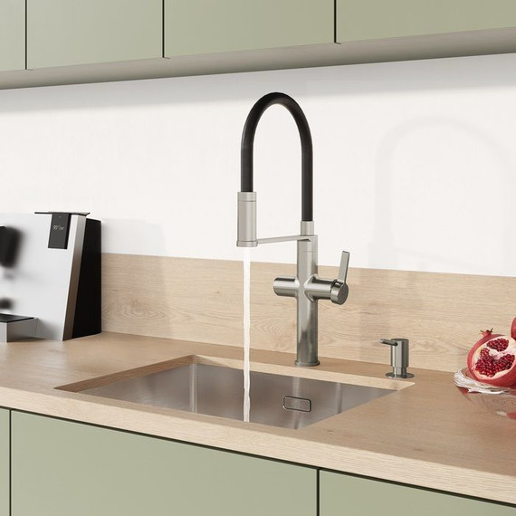 Смеситель для кухни Iddis Ikon IKNBNFFi05, сатин, Цвет производителя: сатин фото 2