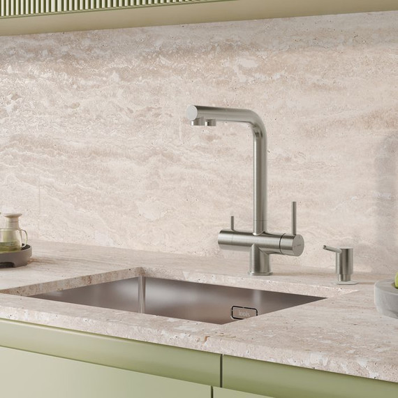 Смеситель для кухни Iddis Umbra UMBBNPFi05, сатин, Цвет производителя: сатин фото 2