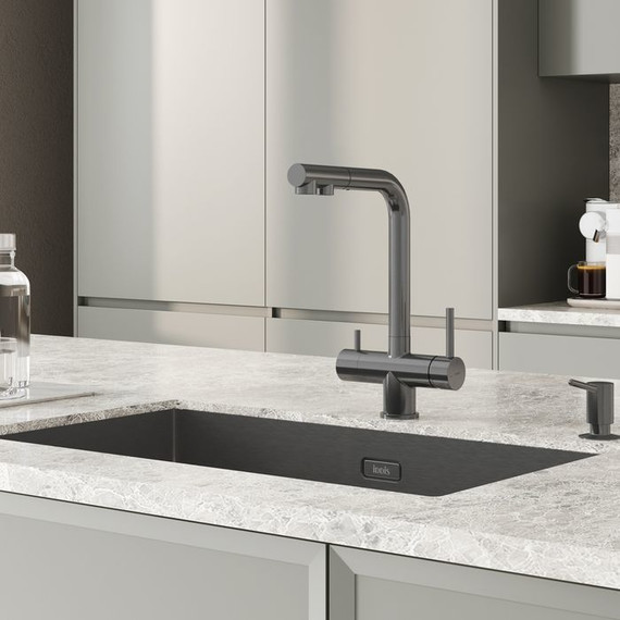 Смеситель для кухни Iddis Umbra UMBGMPFi05, графит матовый, Цвет производителя: графит матовый фото 2