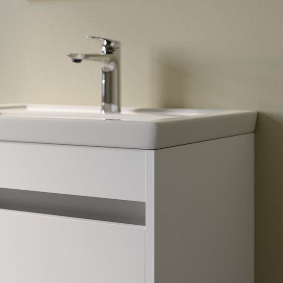 Тумба подвесная с раковиной Iddis Zodiac X 60 см ZDX60WNi95K, белый фото 6