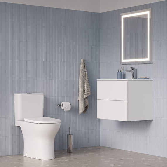 Унитаз-компакт безободковый Iddis Zodiac X ZODRDSEi24 с крышкой микролифт (система смыва Торнадо) фото 5