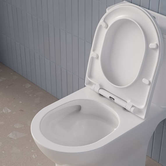 Унитаз-компакт безободковый Iddis Zodiac X ZODRDSEi24 с крышкой микролифт (система смыва Торнадо) фото 7