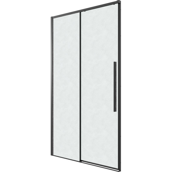 Душевая дверь Grossman Galaxy 110 см 100.K33.01.110.21.02, чёрный матовый/шиншилла - 2 Душевая дверь Grossman Galaxy 110 см 100.K33.01.110.21.02, чёрный матовый/шиншилла фото 2