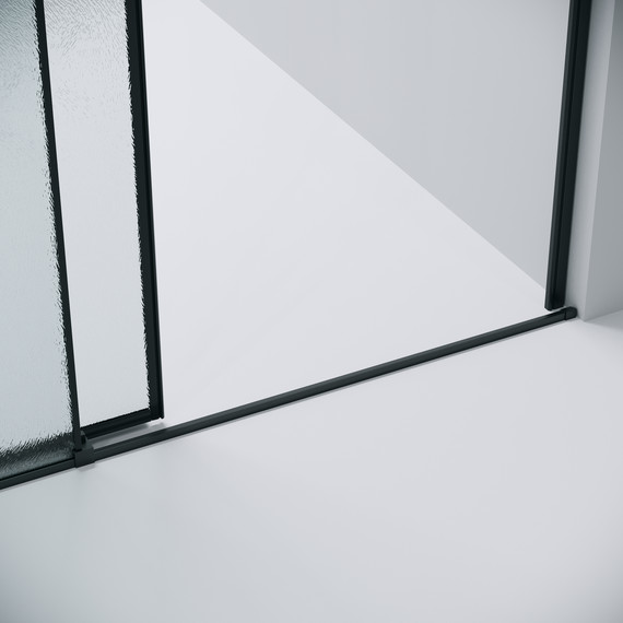 Душевая дверь Grossman Galaxy 110 см 100.K33.01.110.21.02, чёрный матовый/шиншилла - 7 Душевая дверь Grossman Galaxy 110 см 100.K33.01.110.21.02, чёрный матовый/шиншилла фото 7