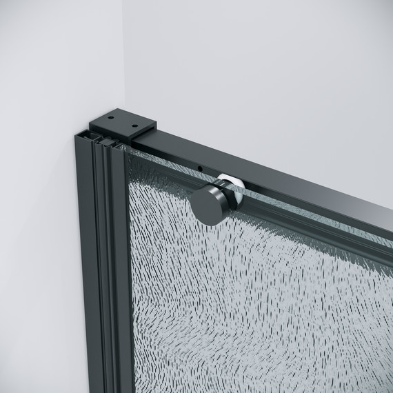 Душевая дверь Grossman Galaxy 140 см 100.K33.01.140.21.02, чёрный матовый/шиншилла фото 8