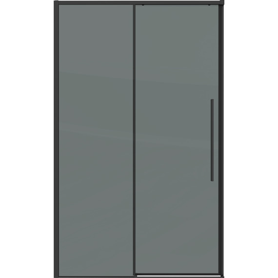 Душевая дверь Grossman Galaxy 110 см 100.K33.01.110.21.10, чёрный матовый/тонированное - 3 Душевая дверь Grossman Galaxy 110 см 100.K33.01.110.21.10, чёрный матовый/тонированное фото 3