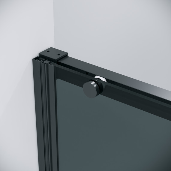 Душевая дверь Grossman Galaxy 110 см 100.K33.01.110.21.10, чёрный матовый/тонированное - 9 Душевая дверь Grossman Galaxy 110 см 100.K33.01.110.21.10, чёрный матовый/тонированное фото 9