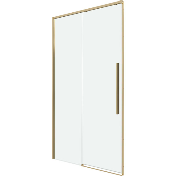 Душевая дверь Grossman Galaxy 130 см 100.K33.01.130.32.00, золото сатин/прозрачное фото 2