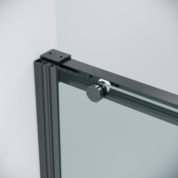 Душевая дверь Grossman Galaxy 100 см 100.K33.01.100.42.00, графит сатин/прозрачное фото 10