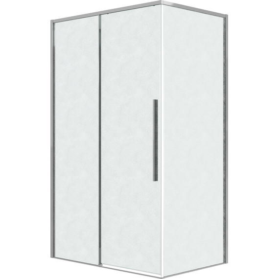 Душевое ограждение Grossman Galaxy 100x80 см 120.K33.01.1080.10.02, хром/шиншилла фото 2