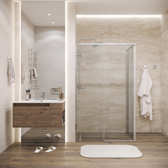 Душевое ограждение Grossman Galaxy 140x90 см 120.K33.01.1490.10.02, хром/шиншилла фото 3