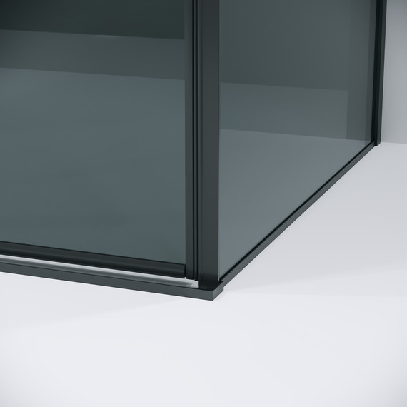 Душевое ограждение Grossman Galaxy 110x70 см 120.K33.01.1170.21.10, чёрный матовый/тонированное фото 9