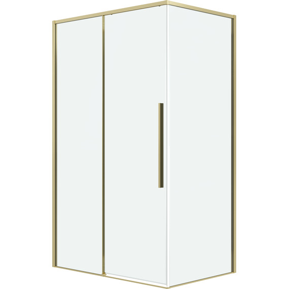 Душевое ограждение Grossman Galaxy 110x70 см 120.K33.01.1170.32.00, золото сатин/прозрачное фото 2