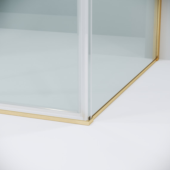 Душевое ограждение Grossman Galaxy 110x90 см 120.K33.01.1190.32.00, золото сатин/прозрачное фото 9