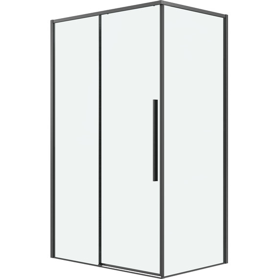 Душевое ограждение Grossman Galaxy 140x70 см 120.K33.01.1470.42.00, графит сатин/прозрачное фото 2