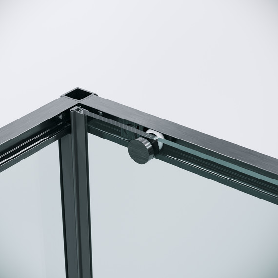 Душевое ограждение Grossman Galaxy 140x70 см 120.K33.01.1470.42.00, графит сатин/прозрачное фото 7